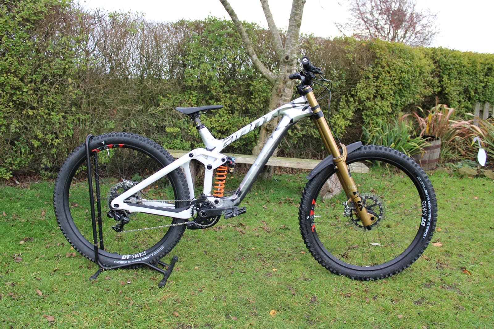 Giant Glory Advanced 2025 custom downhill build - side view