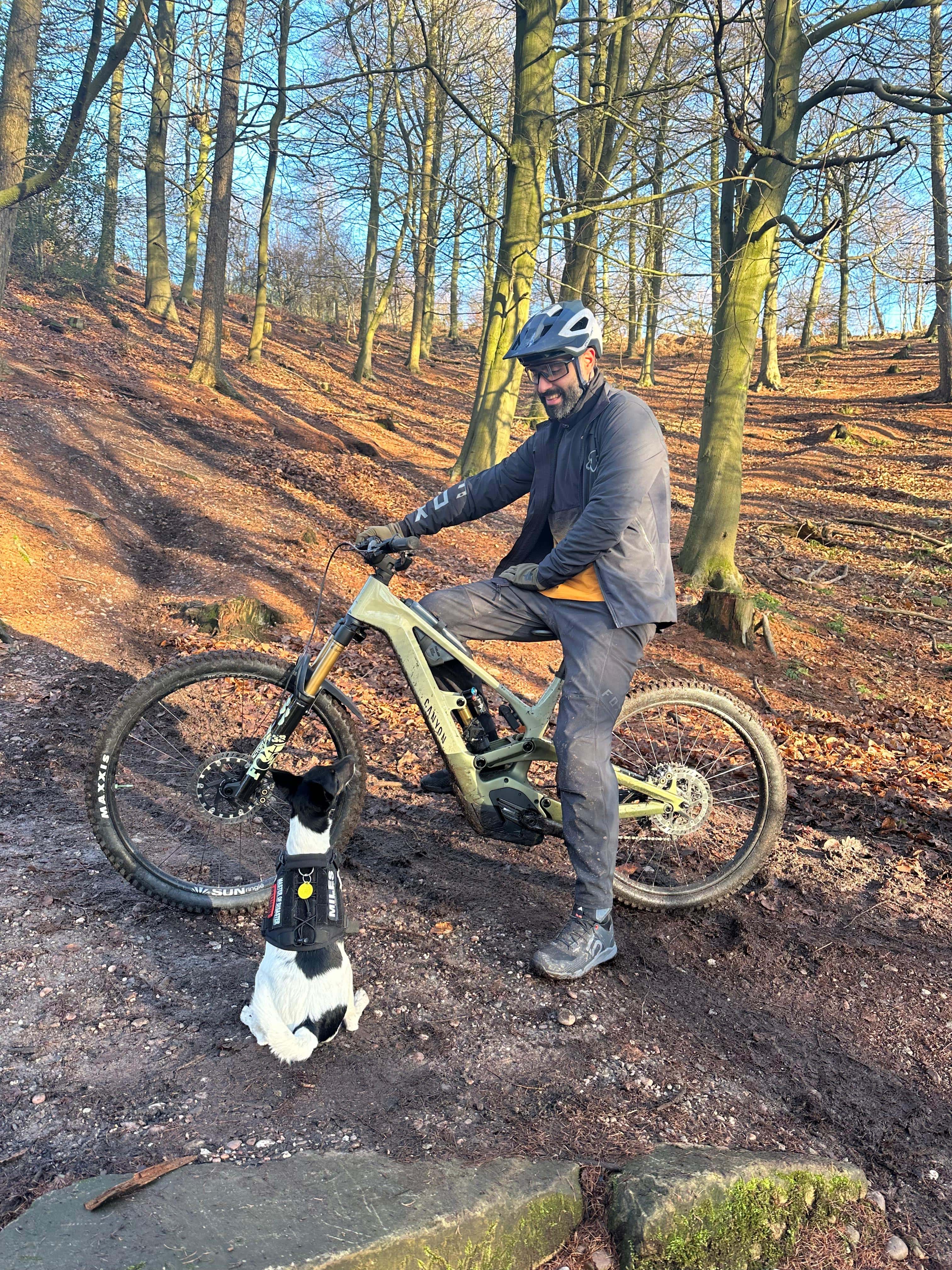 Bruno and Miles riding - Our Story